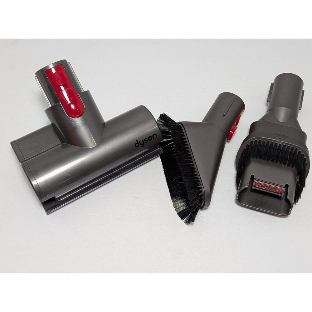 Dyson Mini Vacuum Motor Head 158685 Attachment Tool Brush+2  Other Brushes.